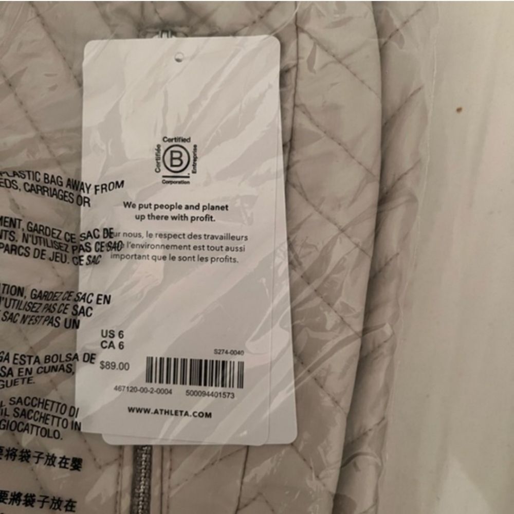 Athleta Après Ski Short in Abalone Grey/beige NWT - Picture 6 of 6